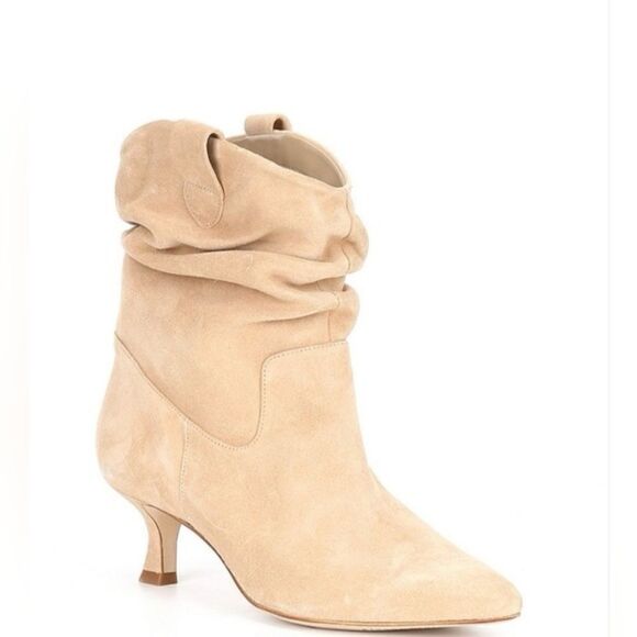 ❤️BRAND NEW! Gianni Bini Sella Suede Slouchy Booties - Picture 1 of 7